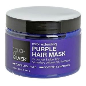 Touch of Silver Color Extending Purple Hair Mask For Blondes/Silver Hair 12oz